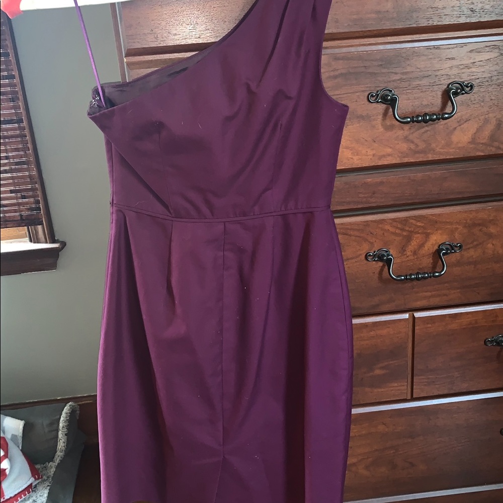 JCrew one shoulder dress